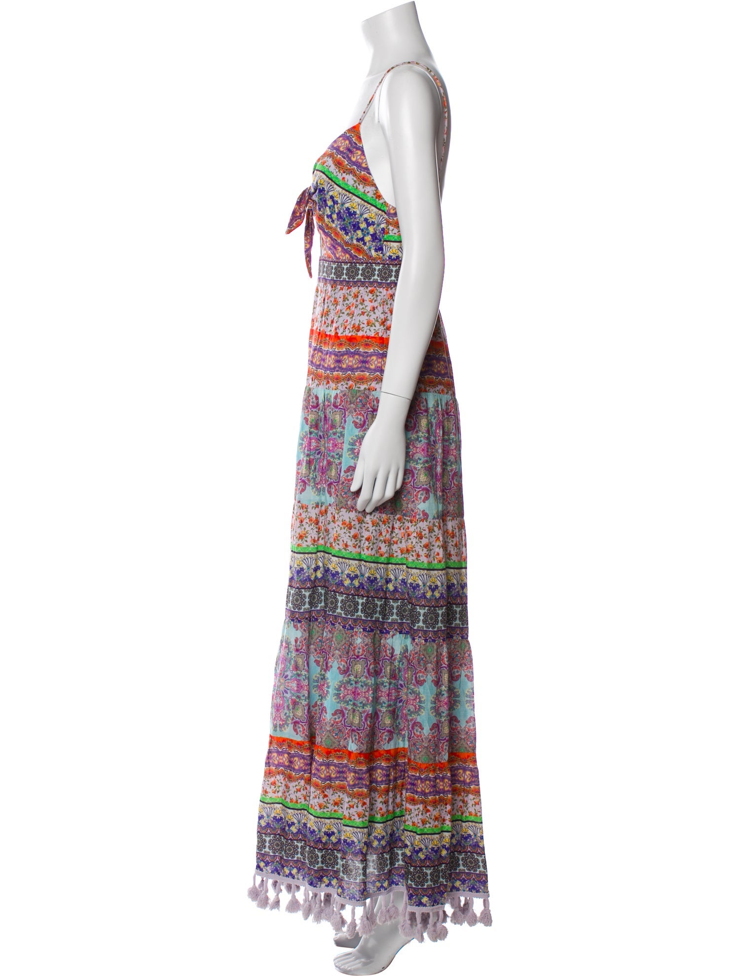 Alice + Olivia Printed Long Dress