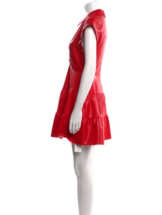 Alice + Olivia V-Neck Mini Dress