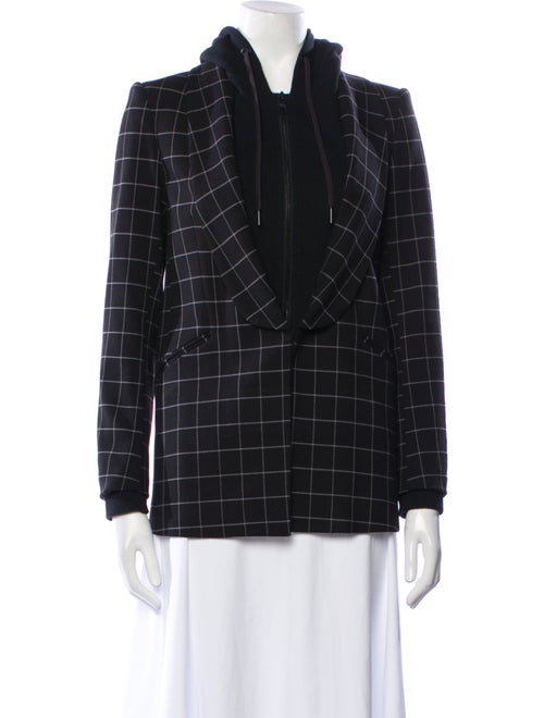 Alice + Olivia Plaid Print Blazer