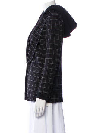 Alice + Olivia Plaid Print Blazer