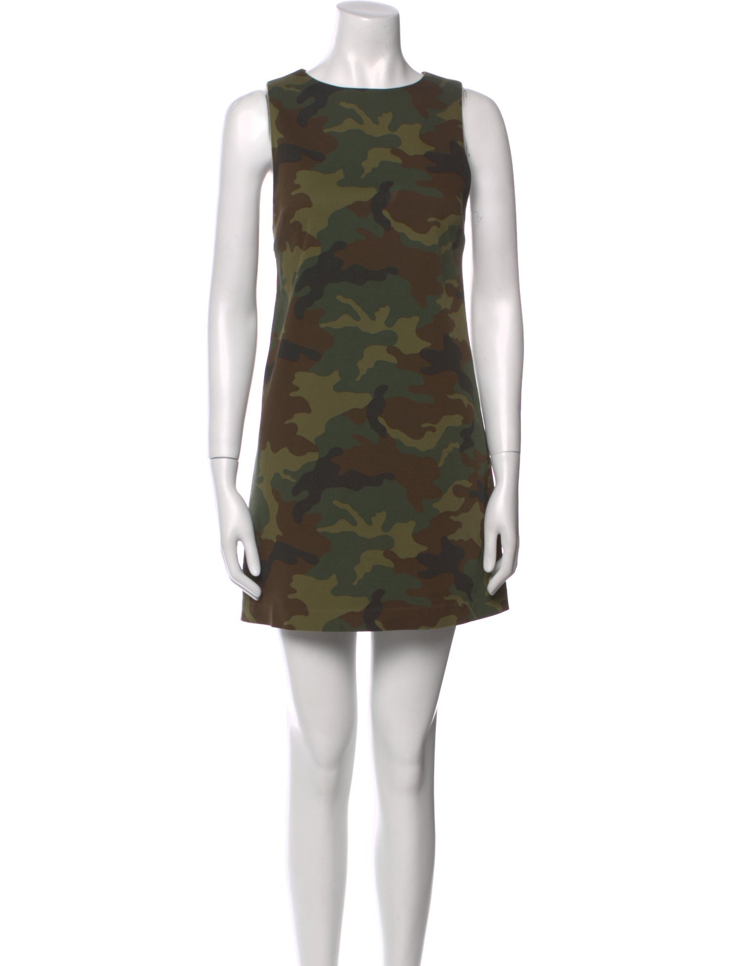 Alice + Olivia Camouflage Print Mini Dress