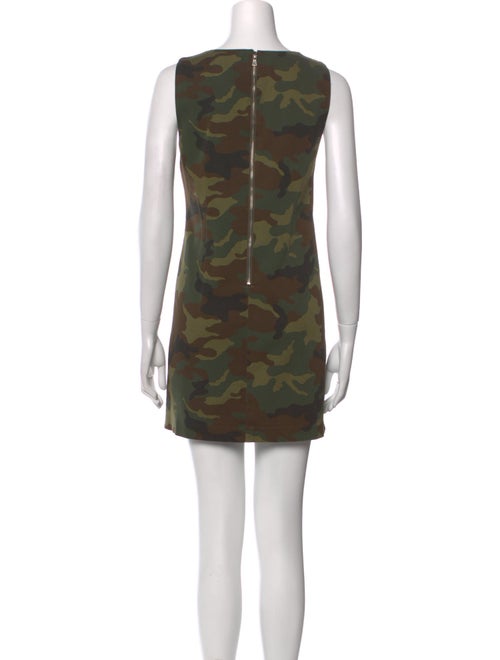 Alice + Olivia Camouflage Print Mini Dress