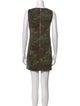 Alice + Olivia Camouflage Print Mini Dress