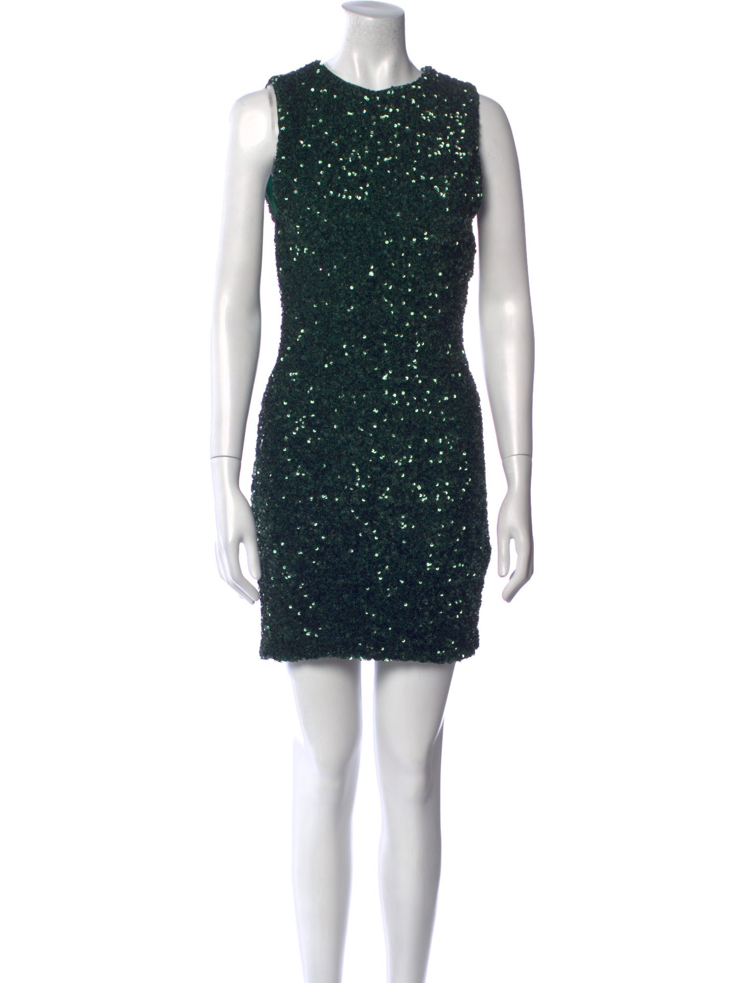 Alice + Olivia Crew Neck Mini Dress