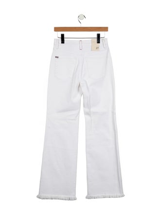 Alice + Olivia Mid-Rise Wide Leg Jeans