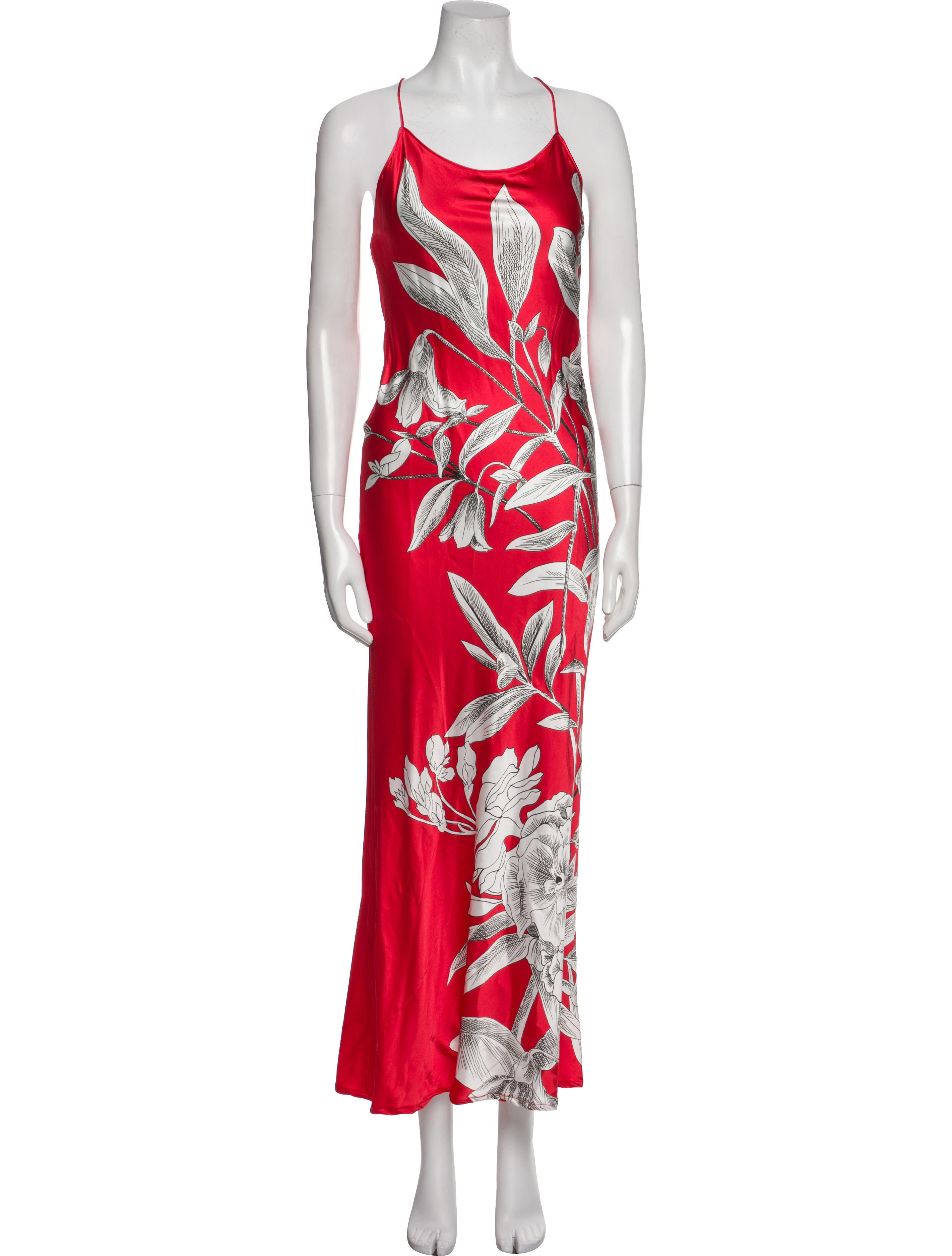 Alice + Olivia Printed Long Dress w/ Tags