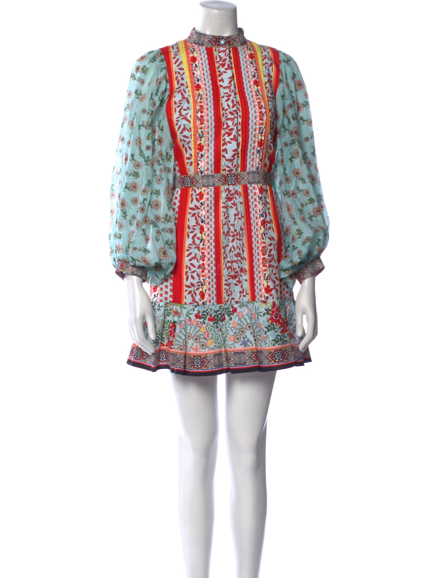 Alice + Olivia Printed Mini Dress w/ Tags