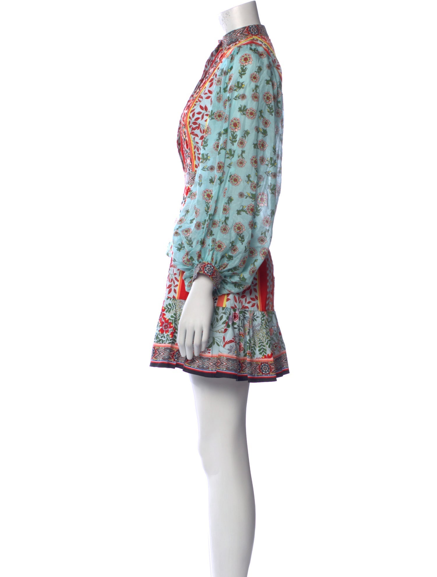 Alice + Olivia Printed Mini Dress w/ Tags