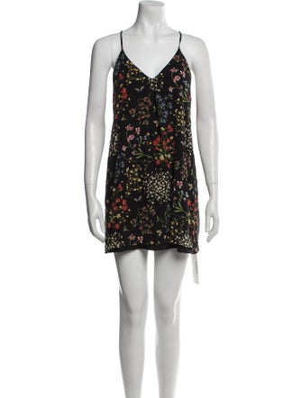 Alice + Olivia Silk Mini Dress