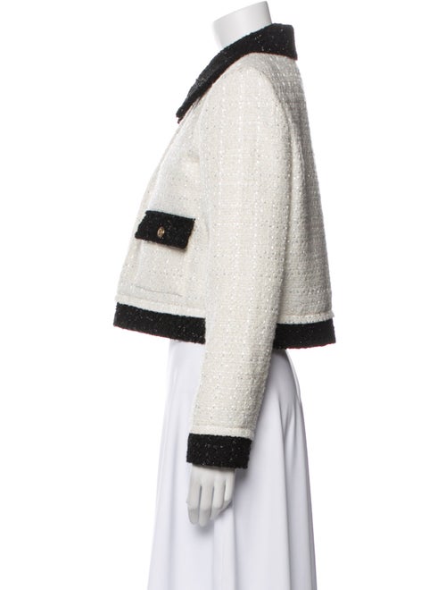 Alice + Olivia Tweed Pattern Blazer