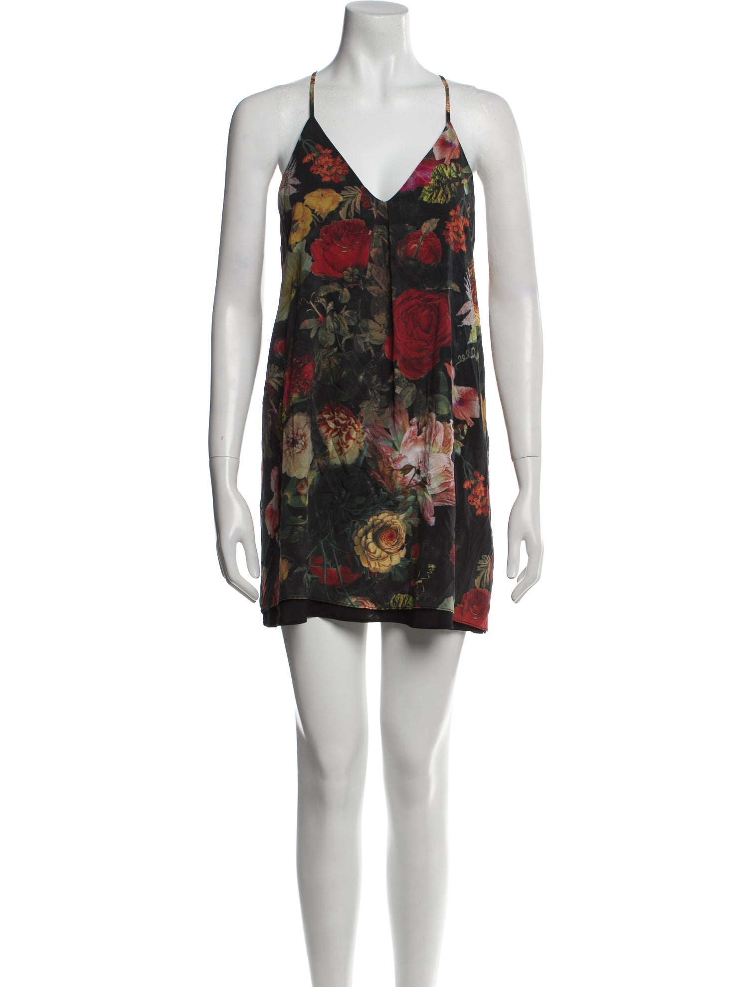 Alice + Olivia Silk Mini Dress