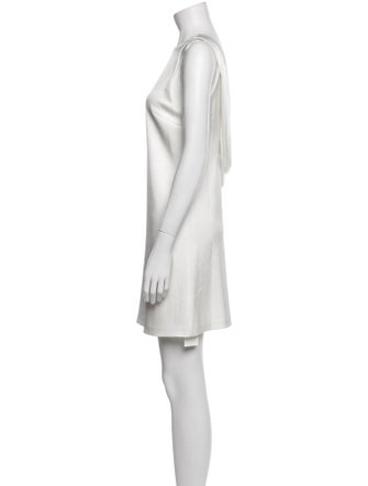 Alice + Olivia Scoop Neck Mini Dress