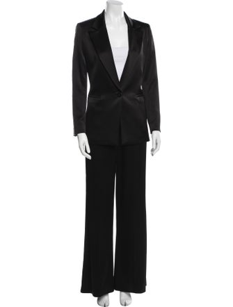 Alice + Olivia Crystal Embellishments Pant Set