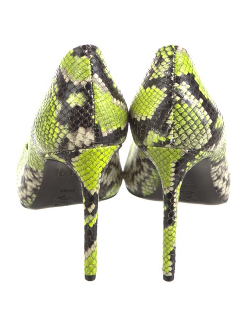 Alice + Olivia Snakeskin Animal Print Pumps