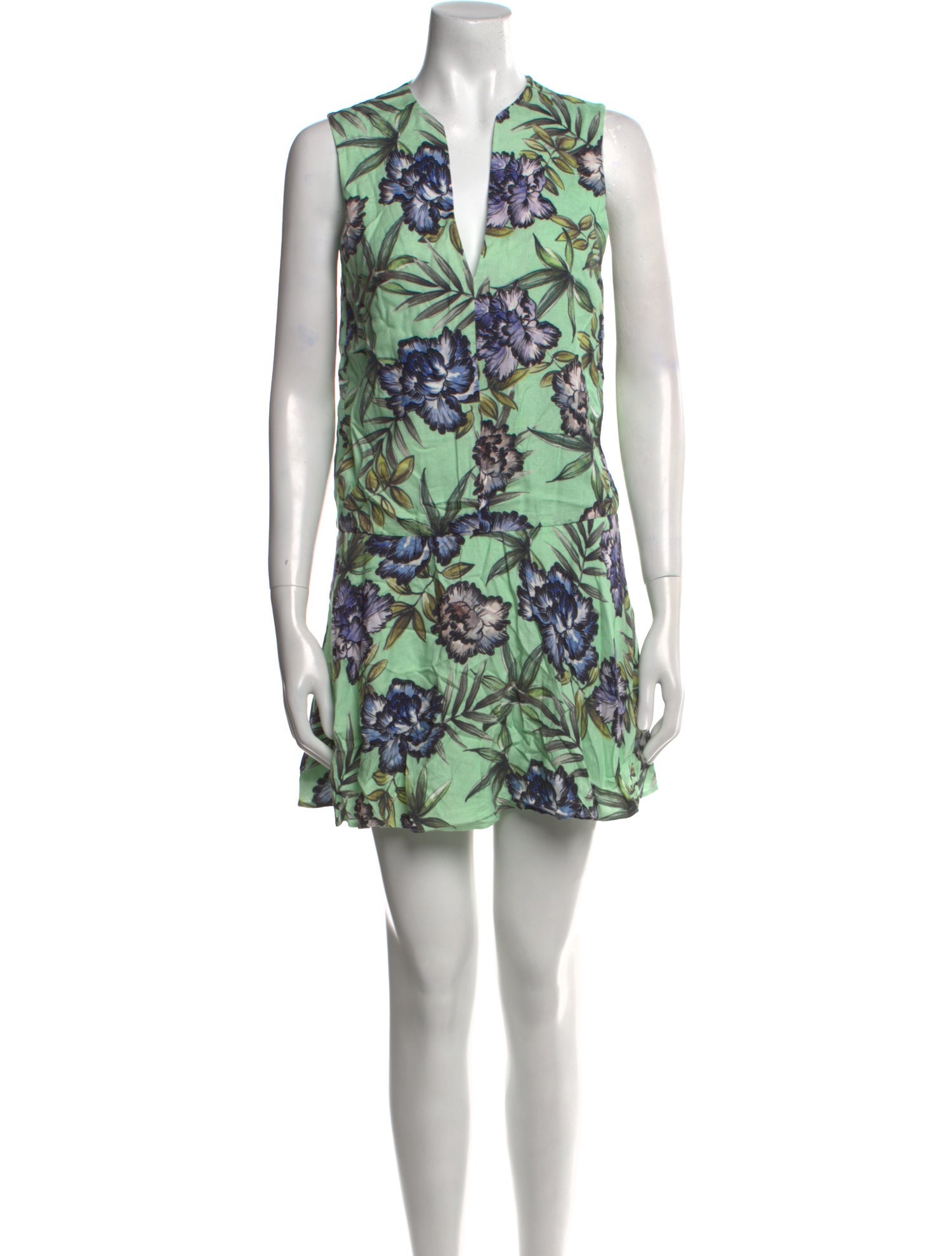 Alice + Olivia Floral Print Mini Dress