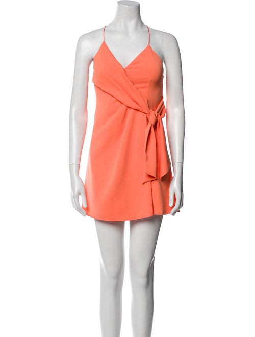 Alice + Olivia V-Neck Mini Dress