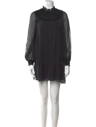Alice + Olivia Silk Mini Dress