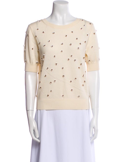 Alice + Olivia Wool Bateau Neckline T-Shirt