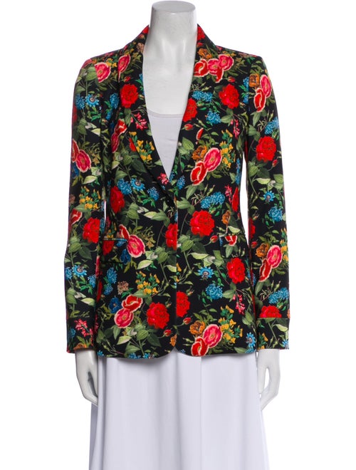 Alice + Olivia Floral Print Blazer