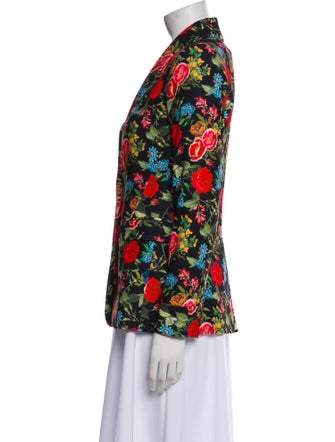 Alice + Olivia Floral Print Blazer