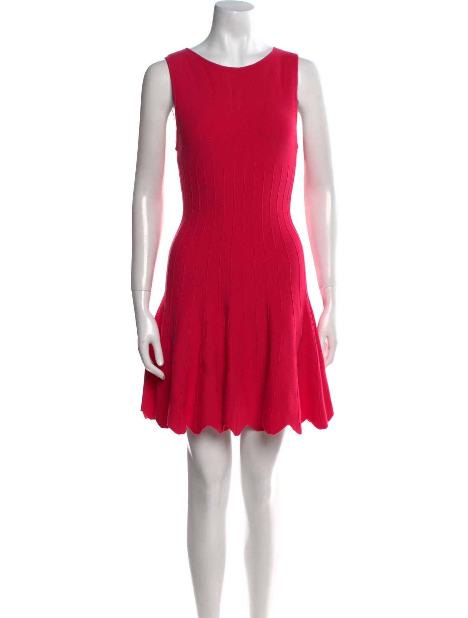 Alice + Olivia Scoop Neck Mini Dress