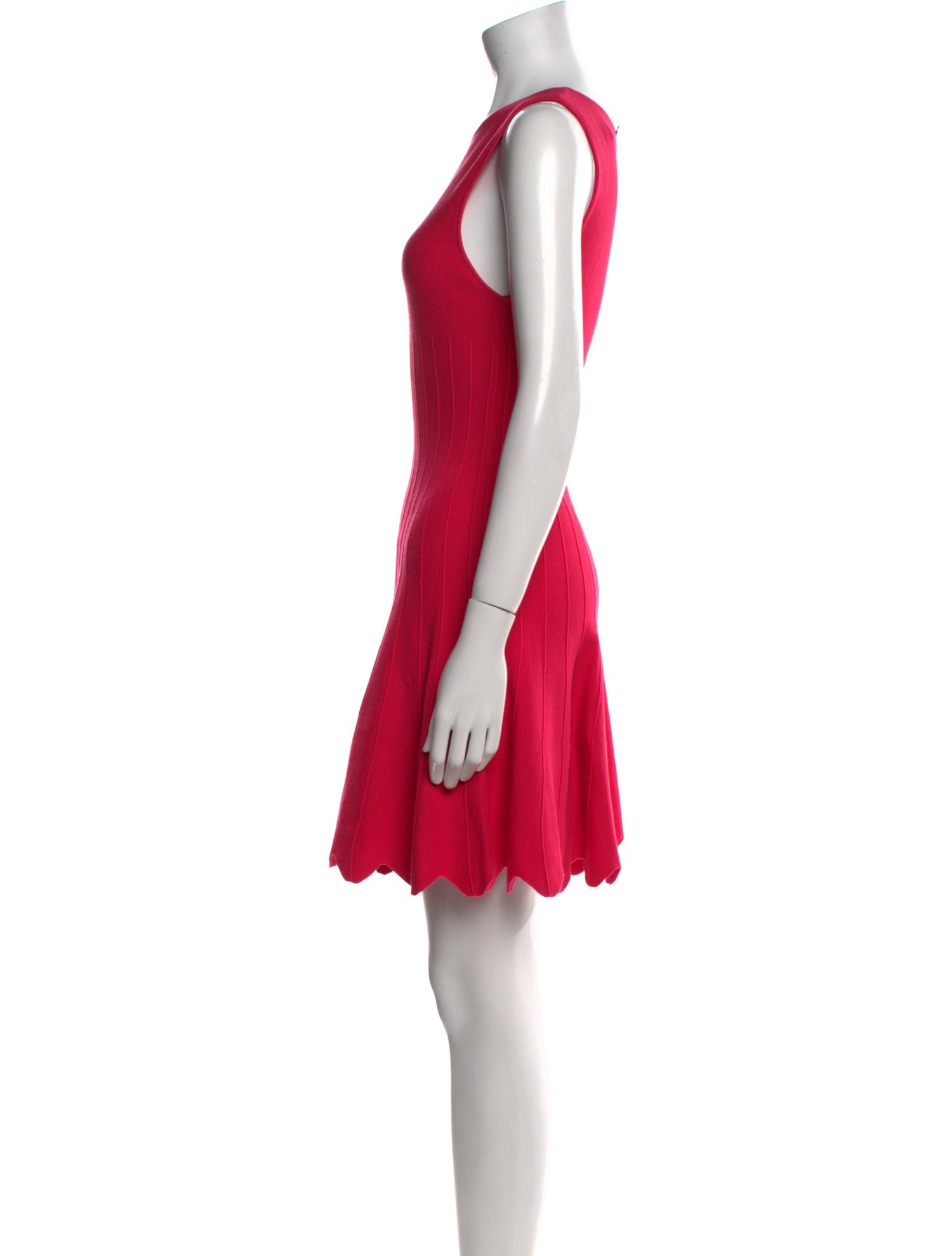 Alice + Olivia Scoop Neck Mini Dress