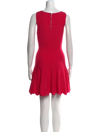 Alice + Olivia Scoop Neck Mini Dress