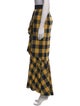 Alice + Olivia Plaid Print Midi Length Skirt