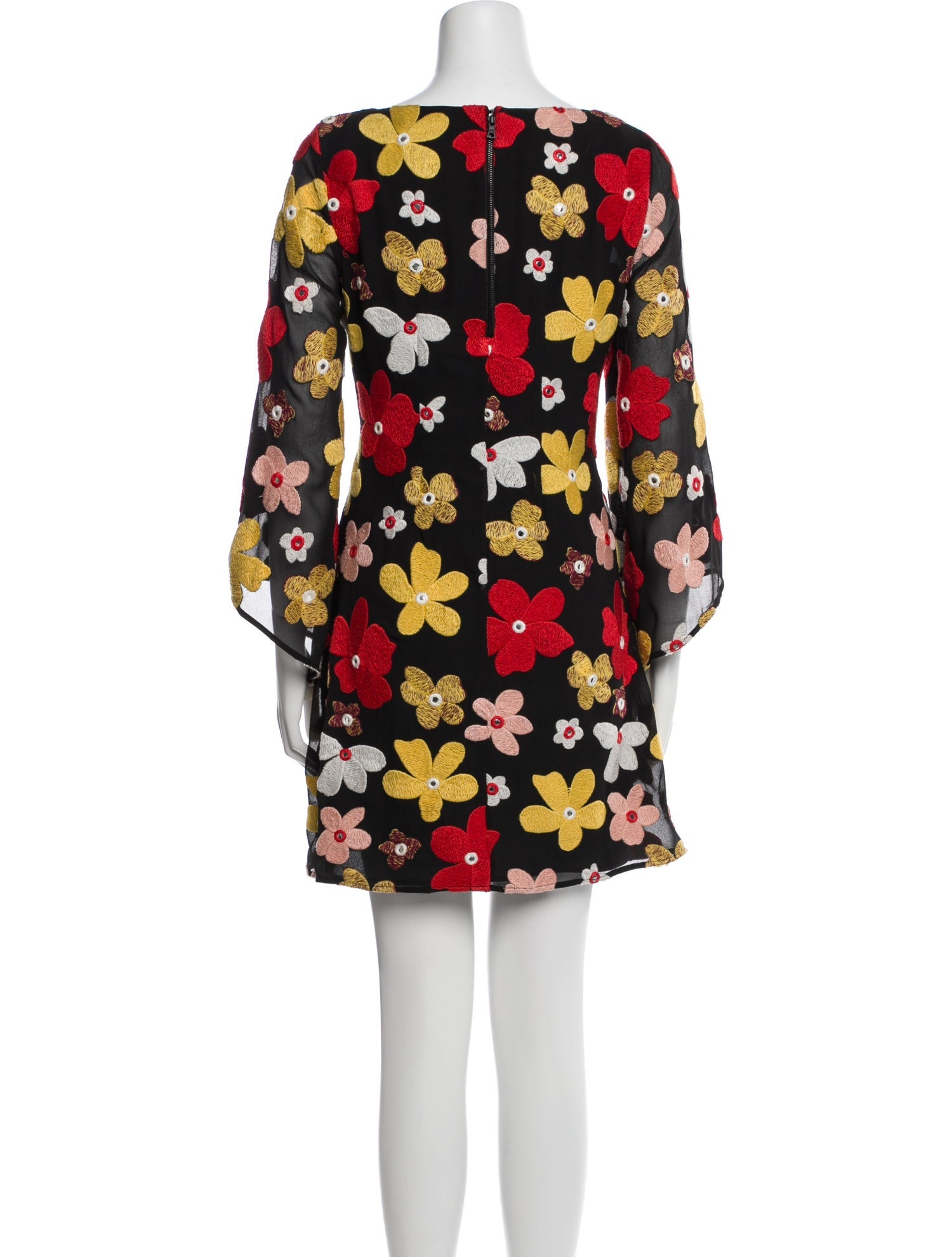 Alice + Olivia Floral Print Mini Dress
