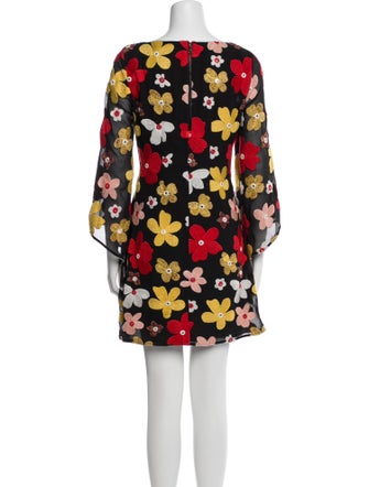 Alice + Olivia Floral Print Mini Dress