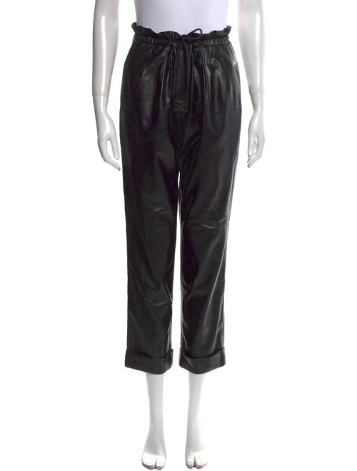 Alice + Olivia Faux Leather Straight Leg Pants