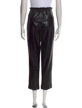 Alice + Olivia Faux Leather Straight Leg Pants