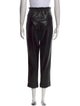 Alice + Olivia Faux Leather Straight Leg Pants