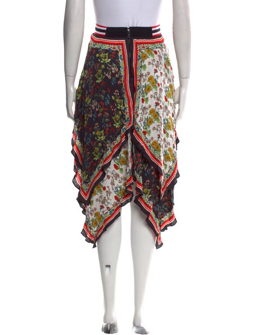Alice + Olivia Printed Midi Length Skirt