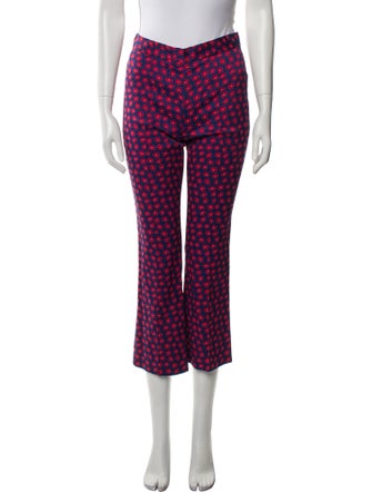 Alice + Olivia Printed Straight Leg Pants