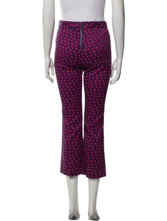 Alice + Olivia Printed Straight Leg Pants