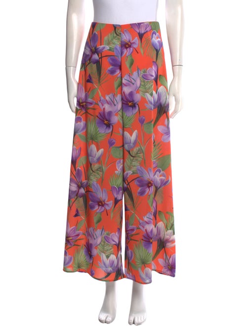 Alice + Olivia Printed Wide Leg Pants