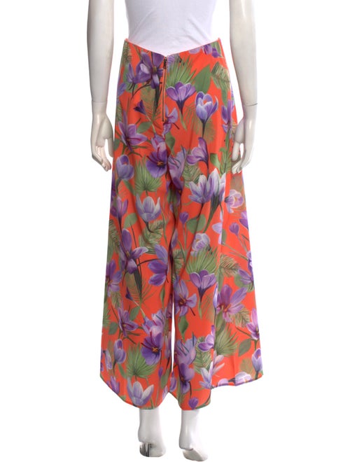 Alice + Olivia Printed Wide Leg Pants