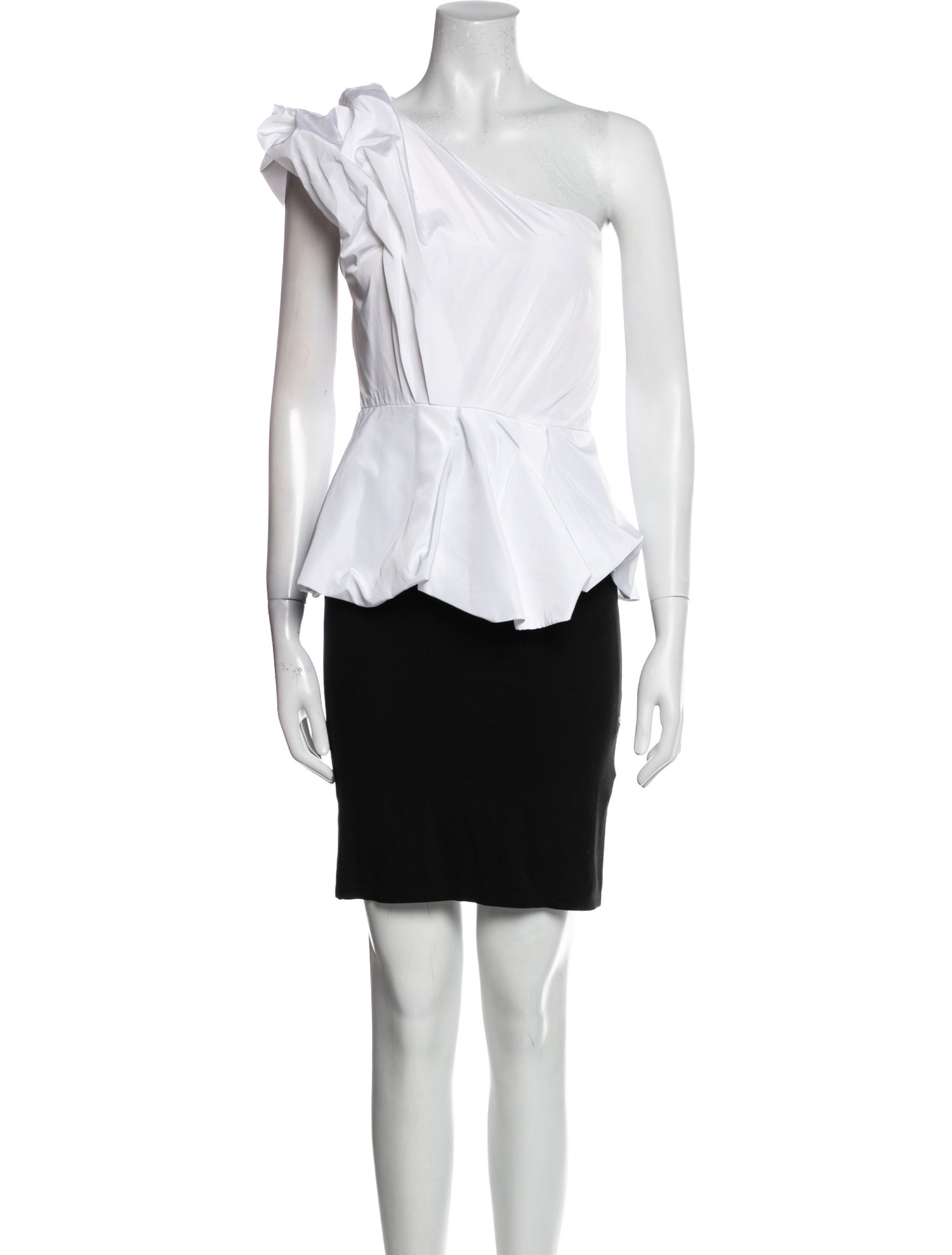 Alice + Olivia One-Shoulder Mini Dress