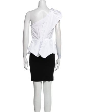 Alice + Olivia One-Shoulder Mini Dress