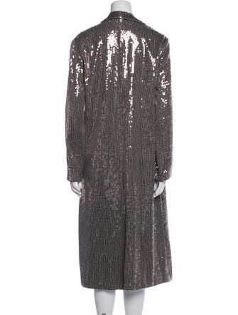 Alice + Olivia Patterned Faux Fur Coat