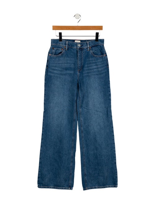 Alice + Olivia High-Rise Wide Leg Jeans