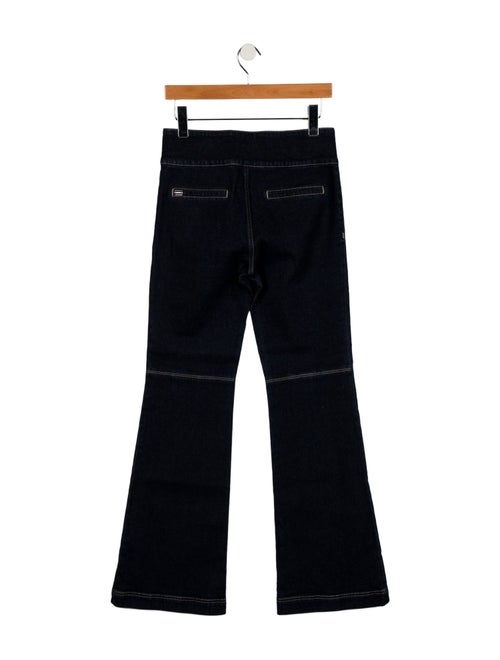 Alice + Olivia Mid-Rise Flared Jeans