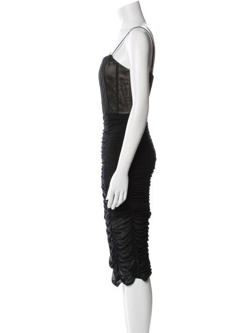 Alice + Olivia Square Neckline Knee-Length Dress