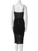 Alice + Olivia Square Neckline Knee-Length Dress