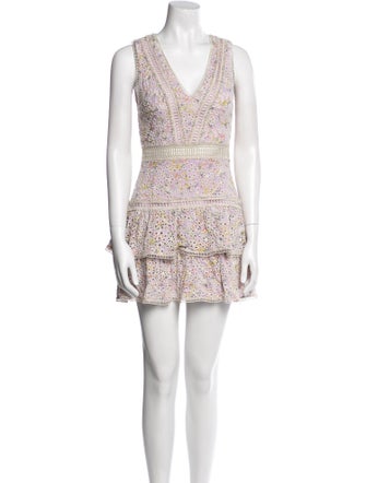 Alice + Olivia Printed Mini Dress