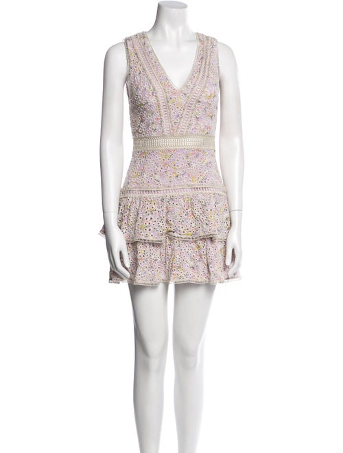 Alice + Olivia Printed Mini Dress