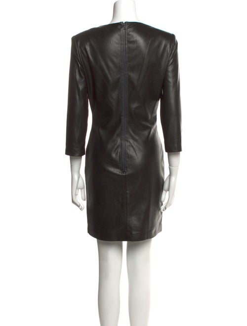 Alice + Olivia Bateau Neckline Mini Dress