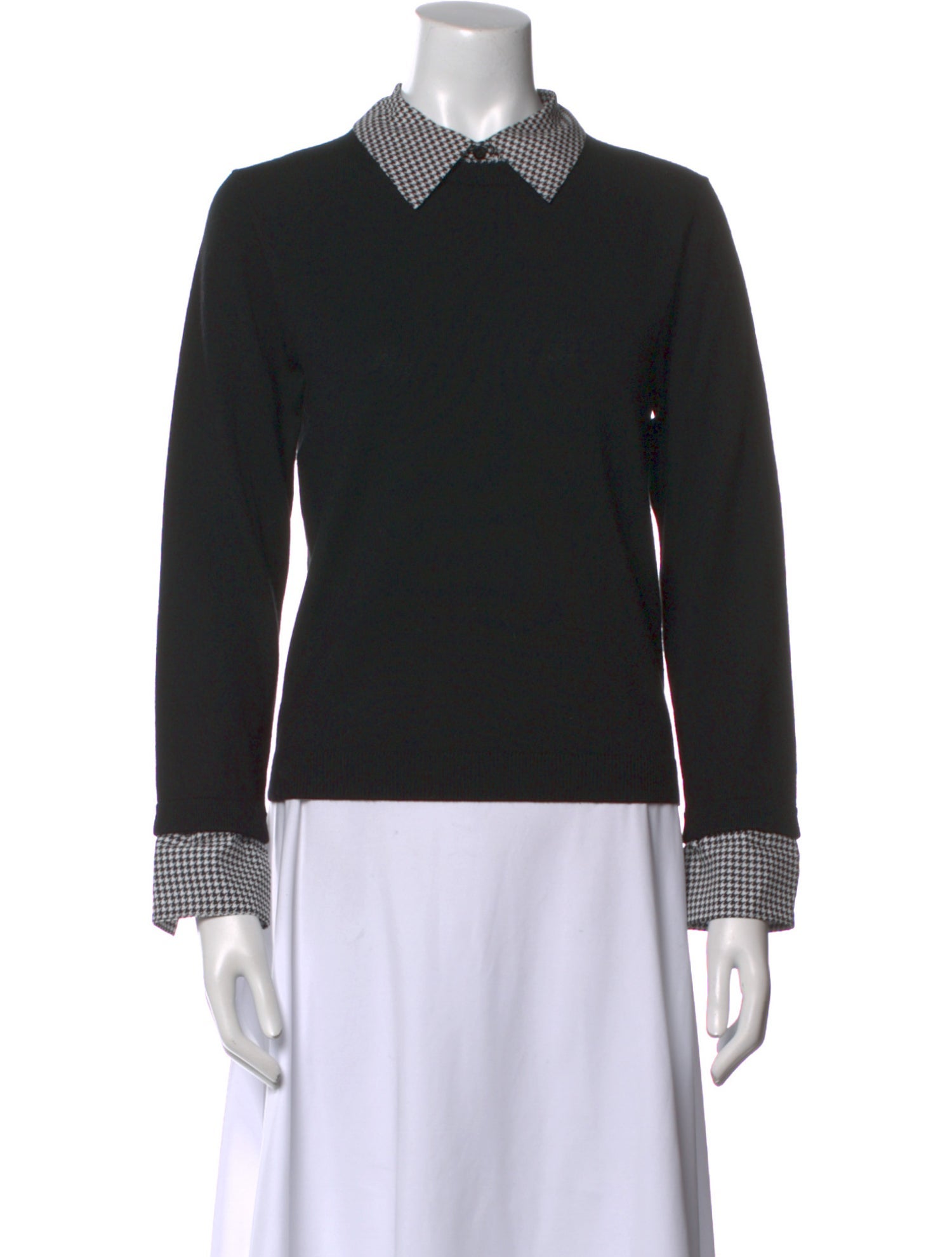 Alice + Olivia Wool Long Sleeve Top