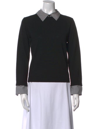 Alice + Olivia Wool Long Sleeve Top